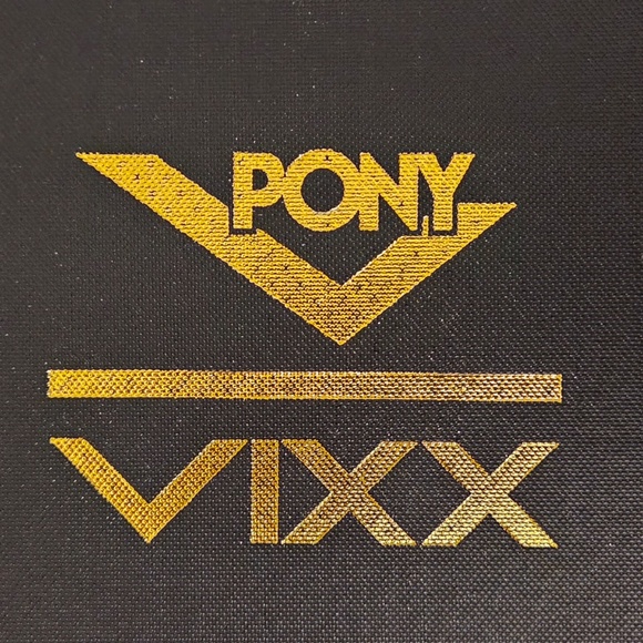 VIXX PONY "Liberty" Limited Edition SUPER HERO Black Sneakers 'RARE' KPOP - Picture 14 of 15